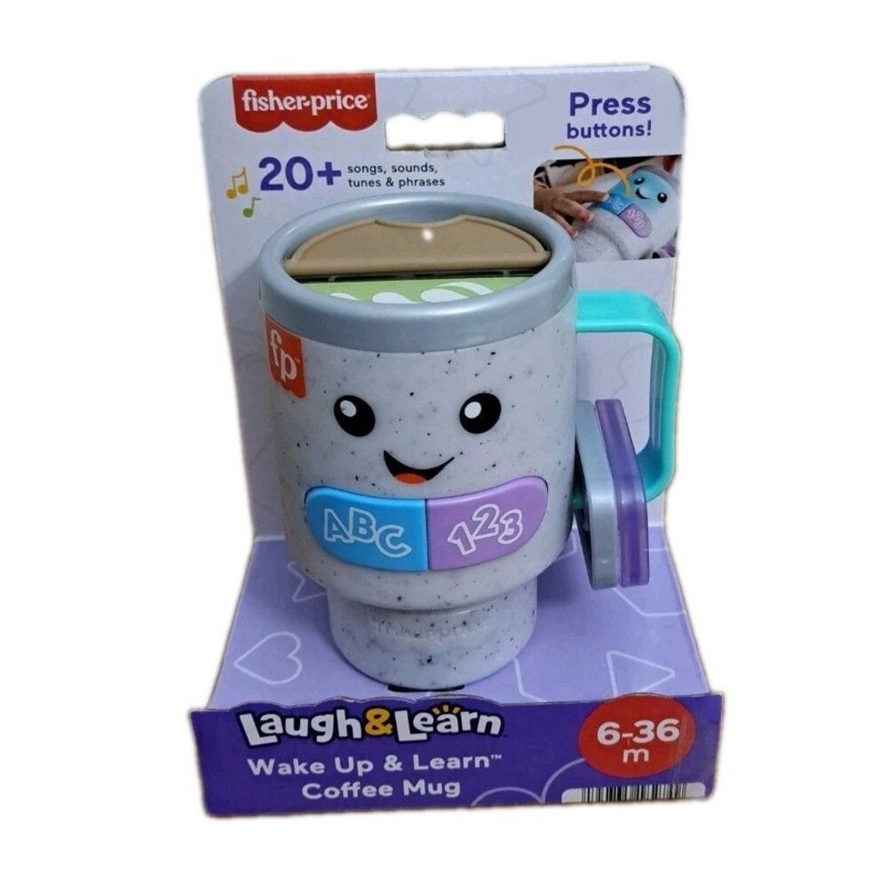 Laugh & Learn Wake Up & Learn Coffee Mug By Fisher Price New In Box